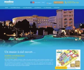Medina.com.tn(La Medina Yasmine Hammamet Tunisie) Screenshot