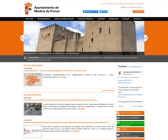 Medinadepomar.net(Ayuntamiento de Medina de Pomar) Screenshot