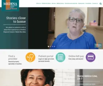 Medinahospital.net(Medina Regional Hospital) Screenshot