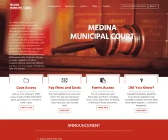 Medinamunicipalcourt.org(Medina Municipal Court) Screenshot