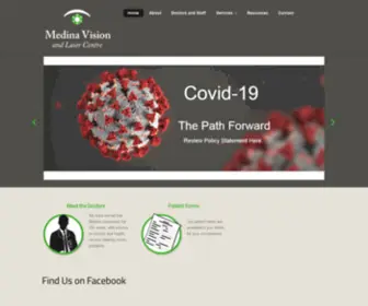 Medinavisionandlaser.com(Medina Vision and Laser) Screenshot