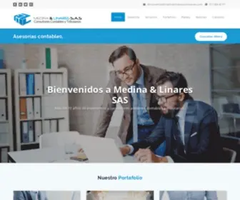 Medinaylinarescontadores.com(CONTADORES Y ASESORES TRIBUTARIOS EN BOGOTÁ) Screenshot
