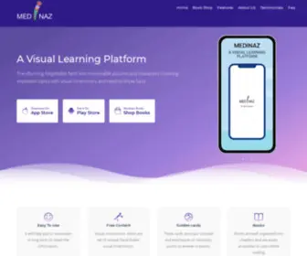 Medinaz.com(A Visual Learning Platform) Screenshot