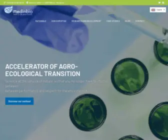 Medinbio.com(Médinbio accélérateur de transition agro) Screenshot