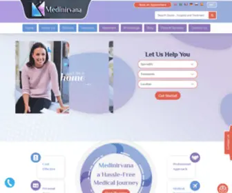 Medinirvana.com(Medical tourism company in india) Screenshot