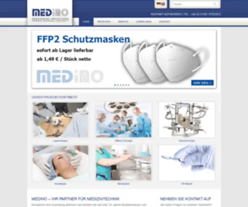 Medino-GMBH.de(Medino GmbH Medino GmbH) Screenshot