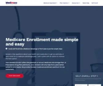 Medinsco.com(Fast and Easy Medicare Enrollment Platform in Texas) Screenshot