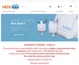 Mediobag.cz(Nové i použité velkoobjemové vaky Big Bag) Screenshot