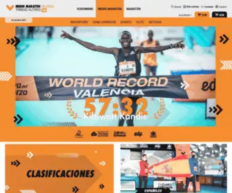 Mediomaratonvalencia.com(Maratón) Screenshot