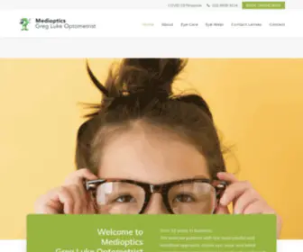 Medioptics.com.au(Home) Screenshot