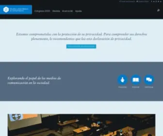 Medios-Comunicacion.com(La Red de Investigación de Estudios sobre Medios de Comunicación) Screenshot