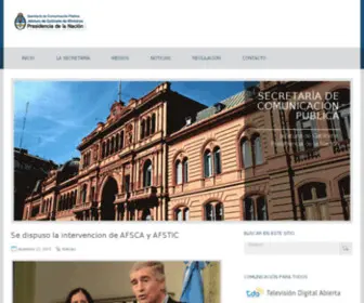 Medios.gov.ar(Secretaría) Screenshot