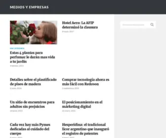 Mediosyempresas.com.ar(Medios y Empresas) Screenshot