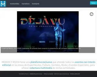 Mediosymedia.com(Medios y Media) Screenshot