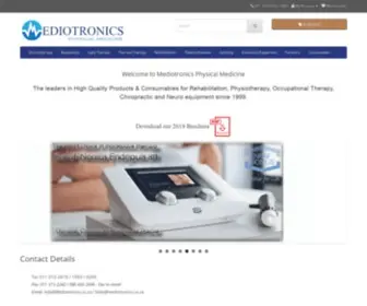 Mediotronics.co.za(Mediotronics Physical Medicine) Screenshot