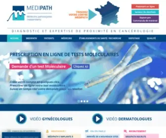 Medipath.fr(Accueil) Screenshot