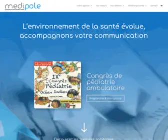 Medipole.eu(Agence Marketing et Communication santé Dom Tom) Screenshot