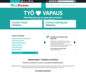 Medipower.fi(MediPower Henkilöstöpalvelut) Screenshot