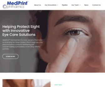 Mediprintlens.com(Mediprint Lens) Screenshot