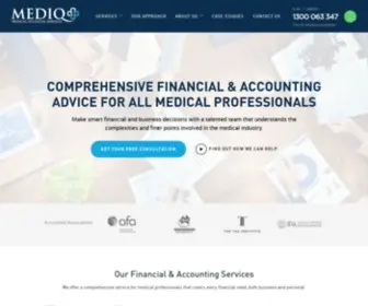 MediqFinancial.com.au(Medical Finance) Screenshot