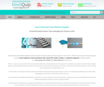 Mediquip.co.uk(Mediquip Medical Supplies Online Store) Screenshot