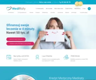 Mediraty.pl(Kredyt na leczenie) Screenshot