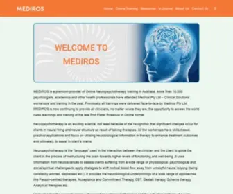 Mediros.com.au(MEDIROS) Screenshot