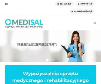 Medisal.pl(Wypożyczalnia sprzętu medycznego) Screenshot