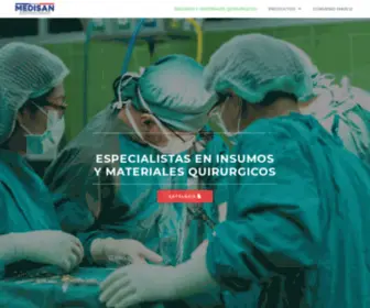 Medisan.cl(Medisan Chile) Screenshot