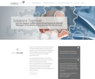 Mediscor.co.za(Mediscor PBM) Screenshot