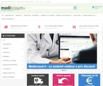 Mediscount.fr(Bienvenue chez Mediscount) Screenshot