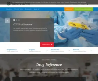 Medispan.com(Drug Decision Support from Wolters Kluwer) Screenshot