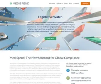 Medispend.com(Global Aggregate Spend Platform) Screenshot