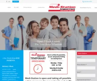 Medistationurgentcare.com(Urgent Care Miami) Screenshot