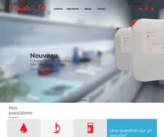 Medistri.com(Laboratoire Analyse Medicale) Screenshot