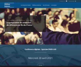 Medisup.com(Médisup Sciences) Screenshot