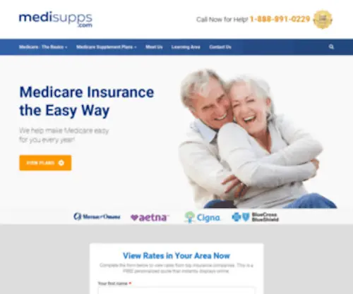Medisupps.com(Medicare Supplemental Insurance) Screenshot