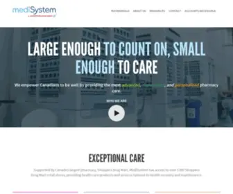 Medisystempharmacy.com(MediSystem) Screenshot