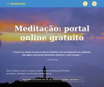 Meditacaobrasil.com(MEDITAÇÃO BRASIL) Screenshot