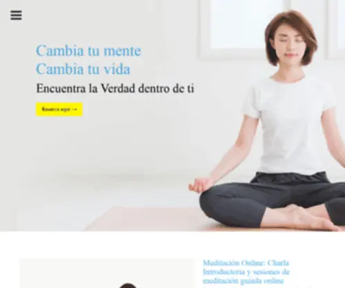 Meditacionchile.org(Meditación) Screenshot