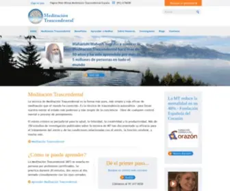 Meditaciontrascendental.es(El Programa de Meditación Trascendental) Screenshot