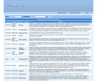 Meditatii.net(Meditatii) Screenshot