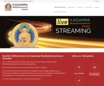 Meditation-Dresden.de(Kadampa Meditationszentrum Dresden) Screenshot