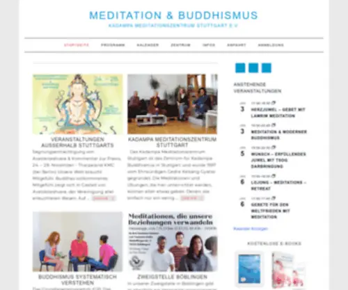 Meditation-Stuttgart.de(Meditation & Buddhismus) Screenshot