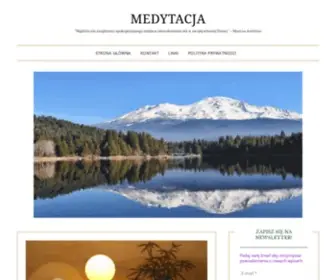 Meditation539.com(MEDYTACJA) Screenshot