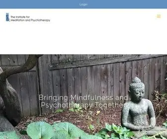 Meditationandpsychotherapy.org(Bringing Mindfulness and Psychotherapy Together The Institute for Meditation and Psychotherapy) Screenshot