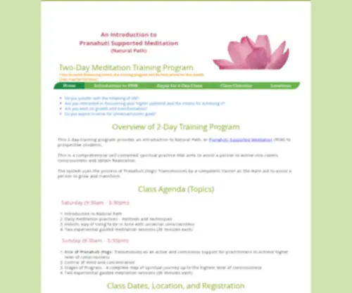 Meditationtrainingclass.org(Free 2) Screenshot