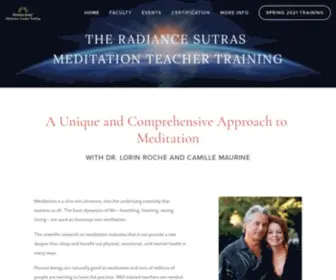 Meditationtt.com(Radiance Sutras School of Meditation) Screenshot
