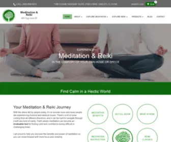 Meditationwithpeggygaines.com(Meditation & Reiki) Screenshot