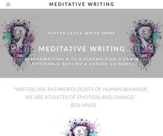 Meditativewriting.org(The most effective workshop for writers) Screenshot